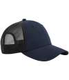 BB644R B644R Beechfield Technical Mesh Trucker Cap Navy / Black colour image